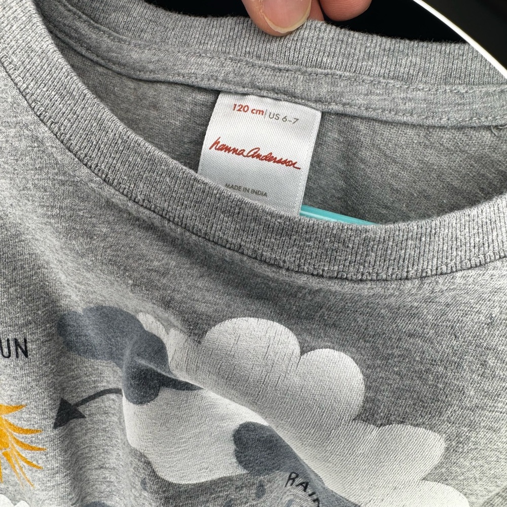Hanna Andersson Navy Space and Gray Nature Long Sleeve Tees - Picture 5 of 7